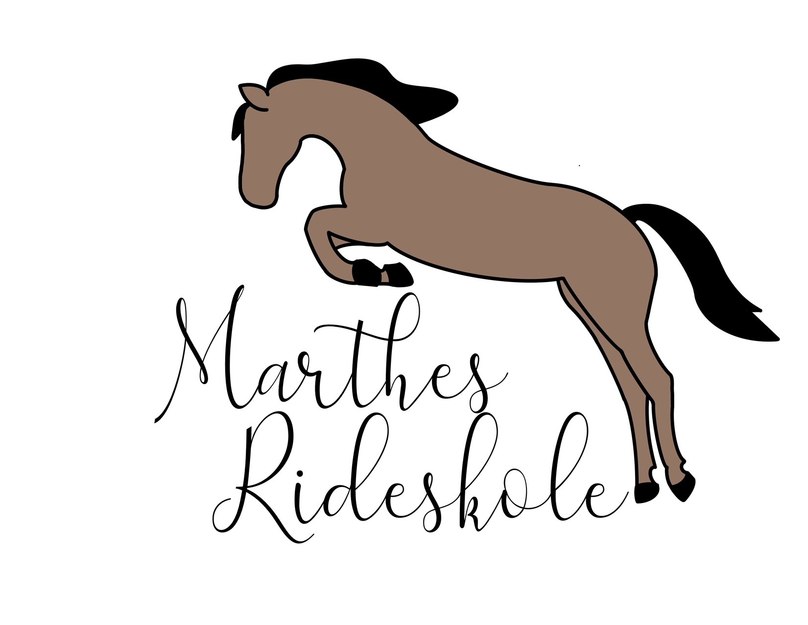 Marthes Rideskole logo